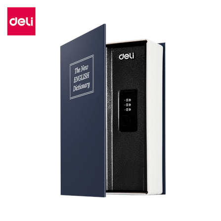 เซฟสมุด เซฟหนังสือ DELI ET647-BL-01 ปลดล็อคด้วยรหัส_0